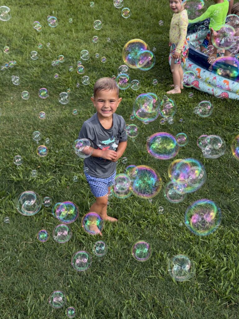 Children participating in summer camp activities at Meadow Montessori School in Richmond, TX